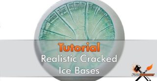 How to Make Realistic Cracked Ice Bases for Miniatures & Wargames Models - Featured