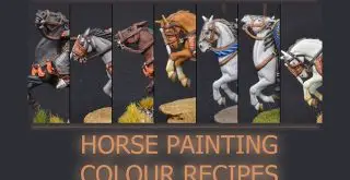 How to Paint Miniature Horses for Wargames - Featured