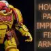 How to paint Imperial Fists Armour - Featured
