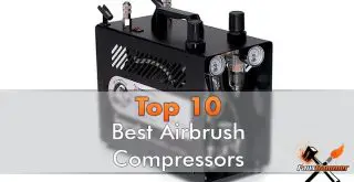Best Airbrush Compressor for Miniatures & Models - Featured