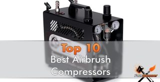 Best Airbrush Compressor for Miniatures & Models - Featured