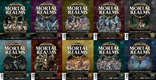 Rivista Warhammer Mortal Realms - Numero 1 -10 Copertine - In primo piano