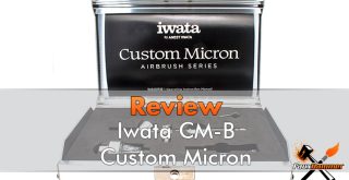 Iwata Custom Micron CM-B Airbrush Review for Miniature & Models - Featured