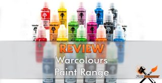 Examen de la gamme de peinture Warcolours pour les modèles de figurines et de jeux de guerre - En vedette