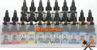 Monument Hobbies Pro Acryl Reveiew for Miniatures & Models - Featured