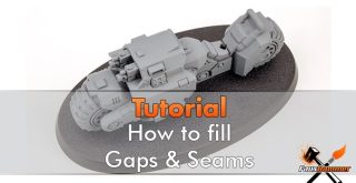 How to fill Gaps & Seams on Miniatures - Featured